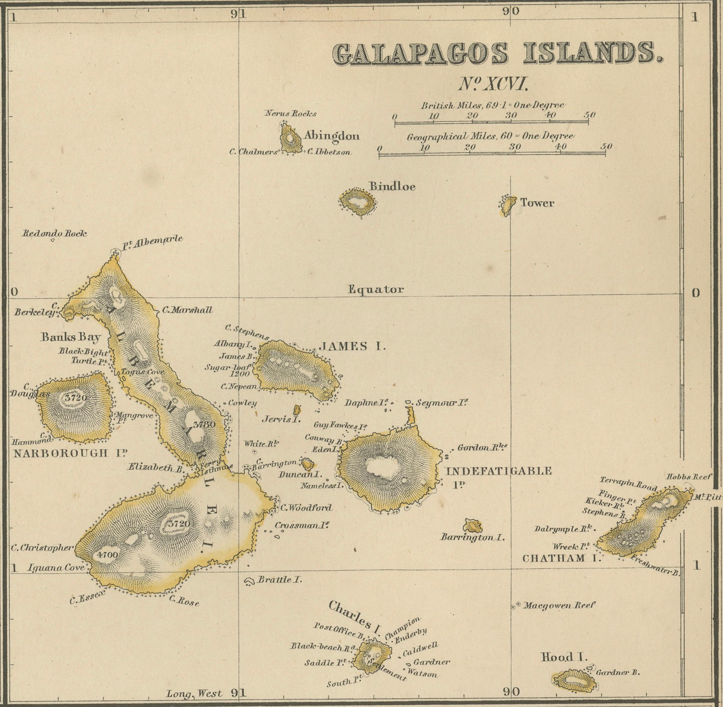 New Zealand, Antique Map, Pacific Islands, Sandwich Islands, Blackie Atlas 1860