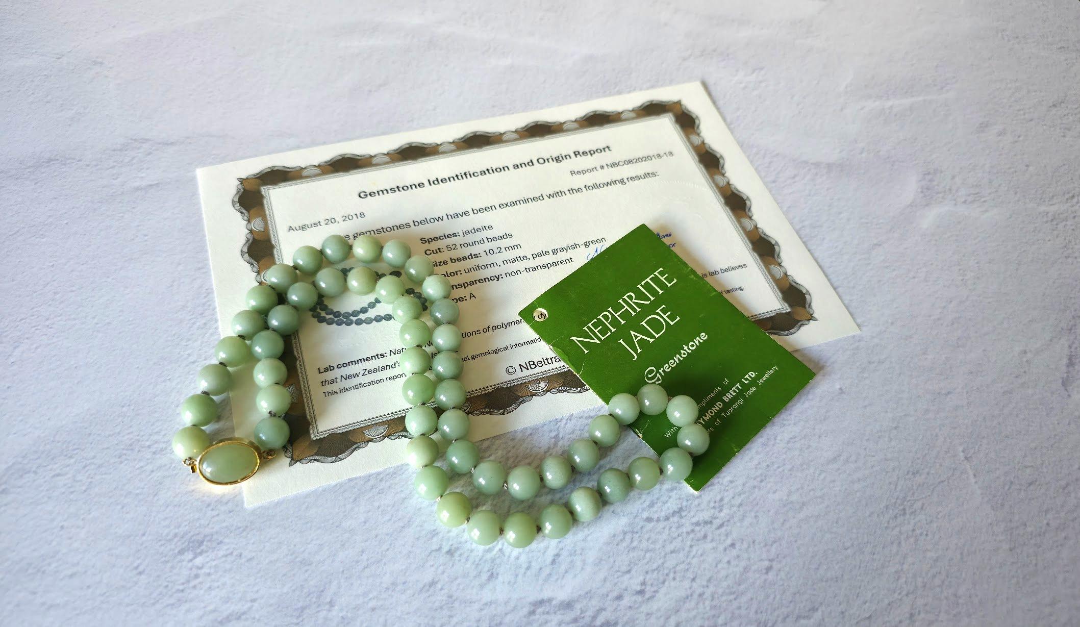 Collana di Nefrite Inanga Verde della Nuova Zelanda in vendita 6