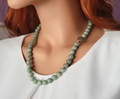 New Zealand Green Jade Nephrite Necklace