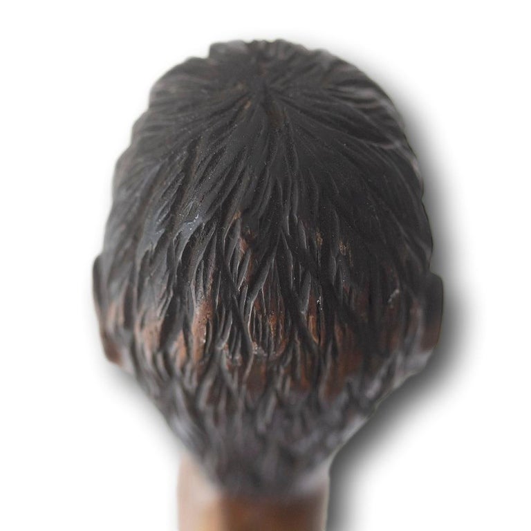 New Zealand Maori Tokotoko Walking Stick For Sale at 1stDibs