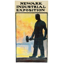 "Newark Industrial Exposition", Poster Design Celebrating the American Worker