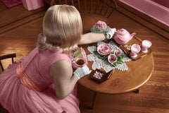 Tea and Comfort: Contemporary Figurative Photograph of 1950's Housewife