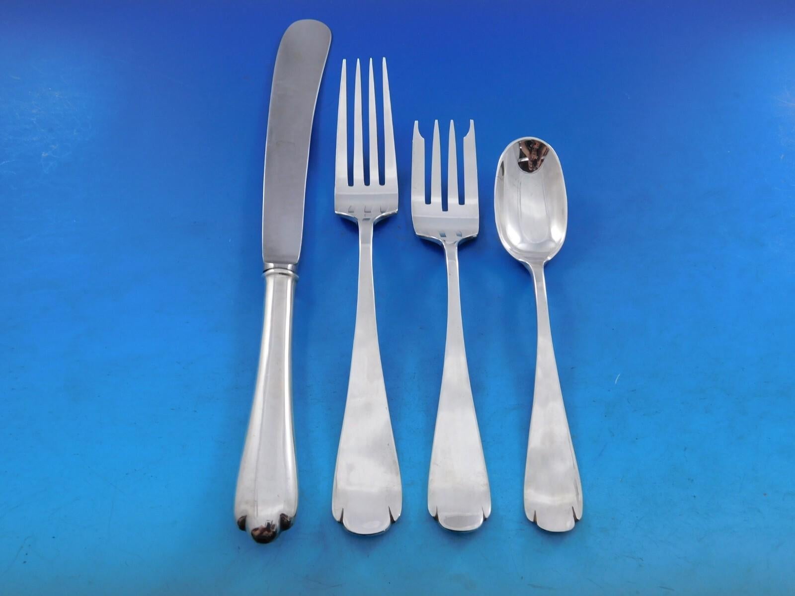 Newburyport by Old Newbury Crafters Sterling Silver Flatware Set 40 pcs Dinner siglo XX en venta