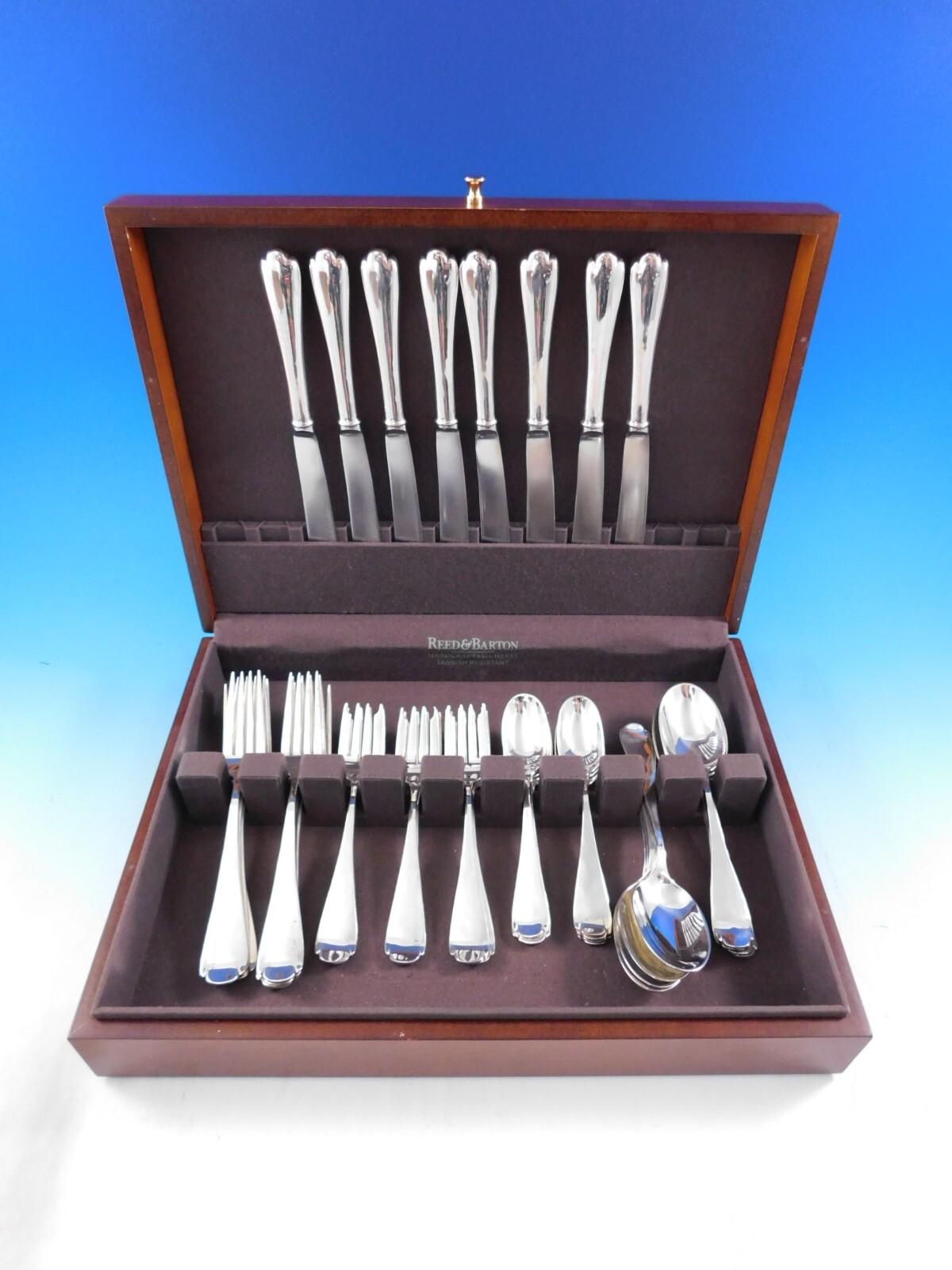 Newburyport by Old Newbury Crafters Sterling Silver Flatware Set 40 pcs Dinner Plata esterlina en venta