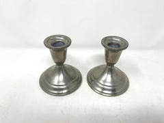 Newburyport-Kerzenständer aus Zinn von Towle, ein Paar