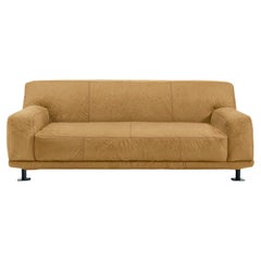 Newcastle 202 Leather Sofa in Kraft-Bordeaux by Giulio Iacchetti