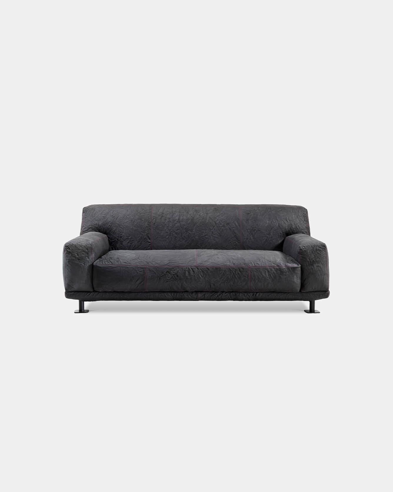 Newcastle 202 Sofa aus Leder von Giulio Iacchetti für Meritalia im Angebot 5