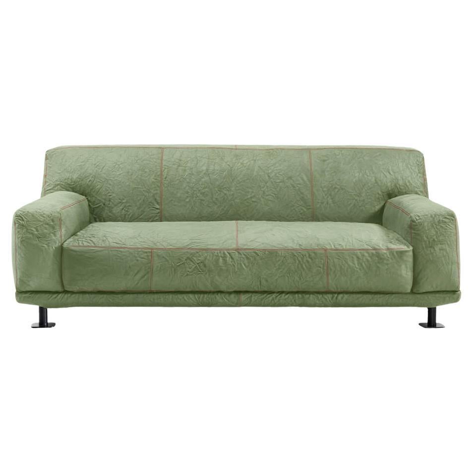 Divano Newcastle 202 in pelle di Giulio Iacchetti per Meritalia