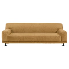Newcastle 232 Leather Sofa in Kraft-Bordeaux by Giulio Iacchetti