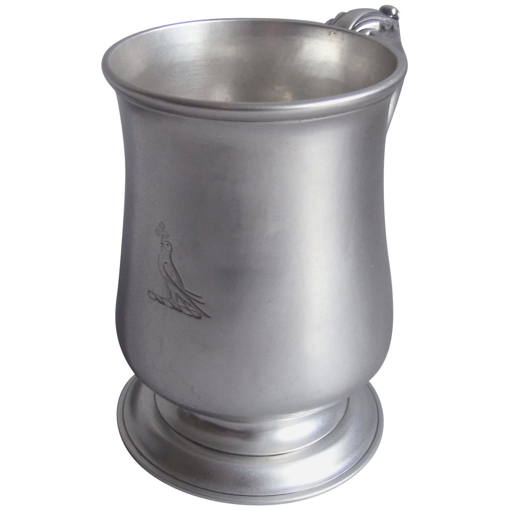 Newcastle, eine feine George III.-Tasse, hergestellt in Newcastle im Jahr 1769 von John Langlands
