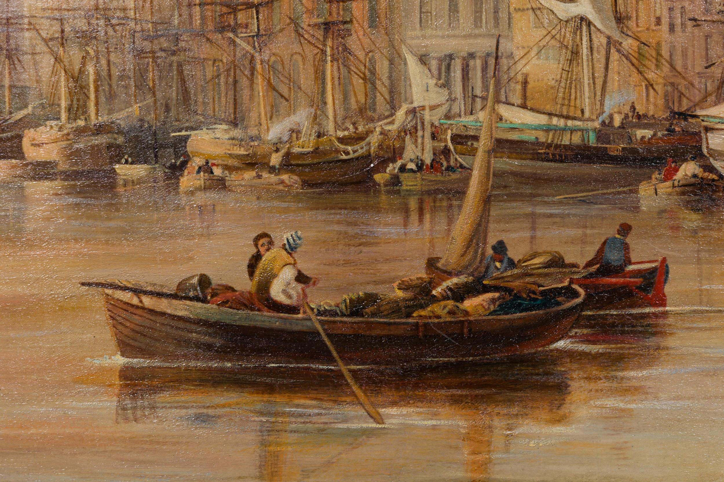 Dipinto a mano Pittura di paesaggi di Newcastle in vendita