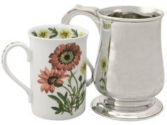 Newcastle Sterling Silver Pint Mug by John Langlands I & John Robertson I 329g