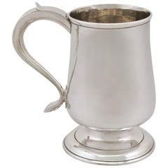 Antique Newcastle Sterling Silver Pint Mug