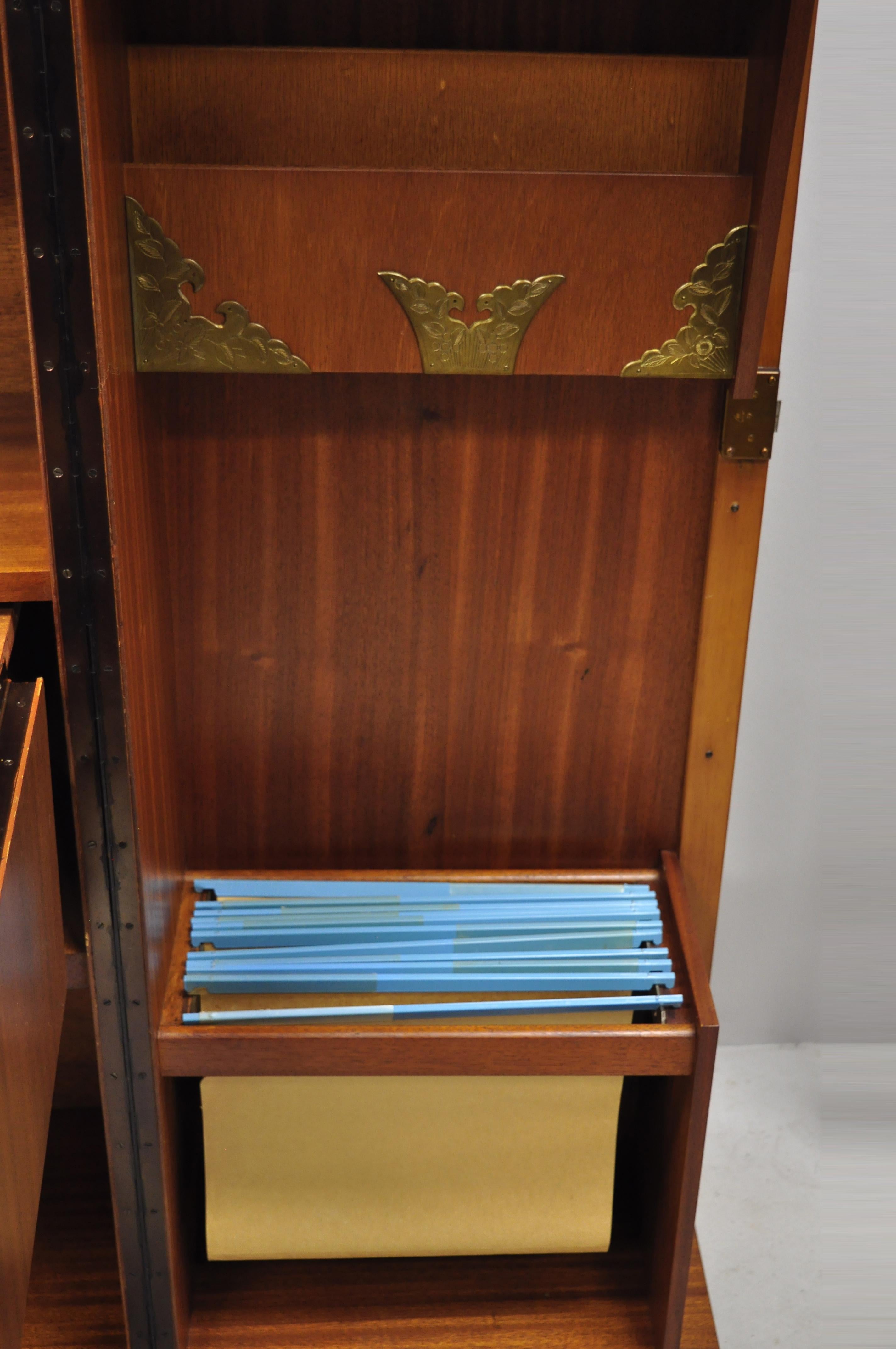 Moderner Schreibtisch/ Arbeitstisch im englischen Wooten-Stil, Home Office Foldaway, von Newcraft Ltd. (20. Jahrhundert) im Angebot