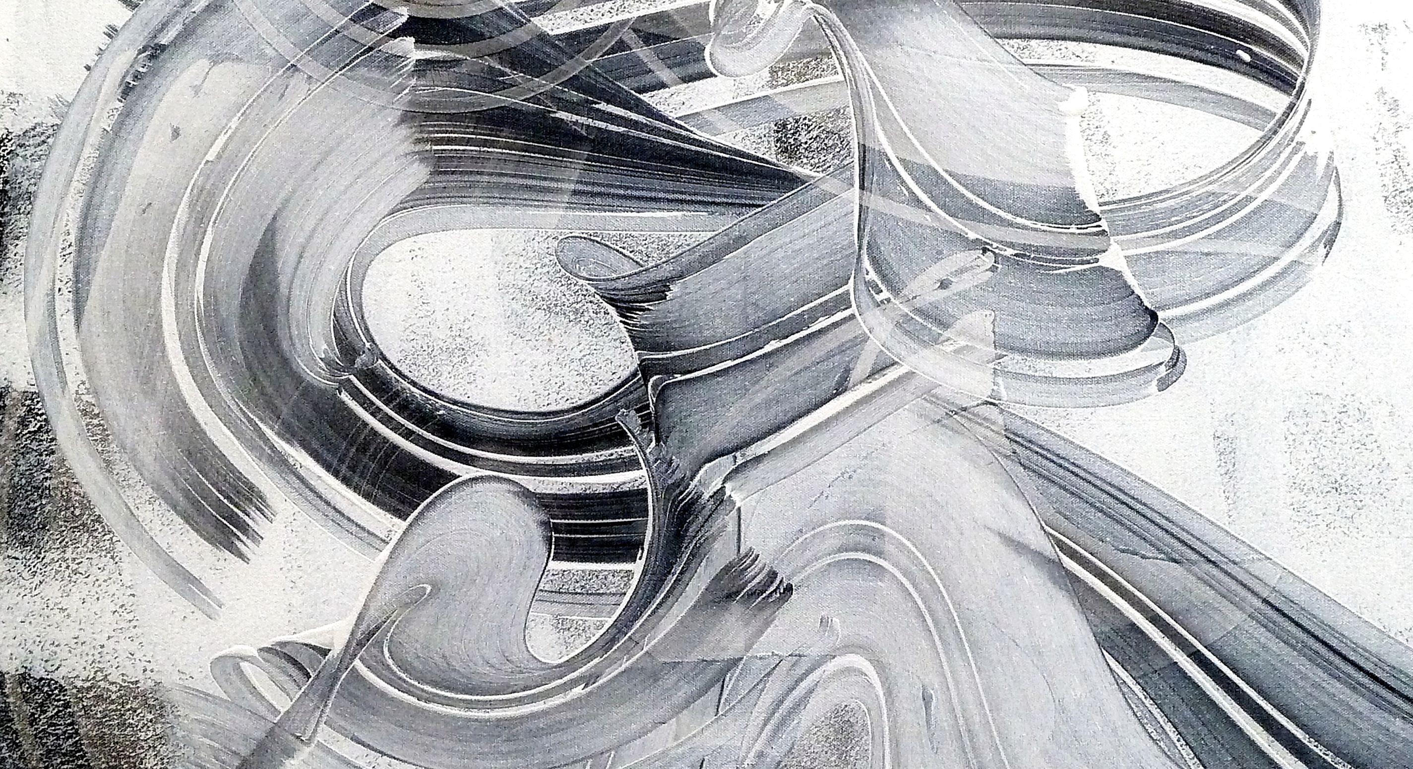 All That Boogie-Woogie, Gemälde, Acryl auf Leinwand (Abstrakt), Painting, von Newel Hunter