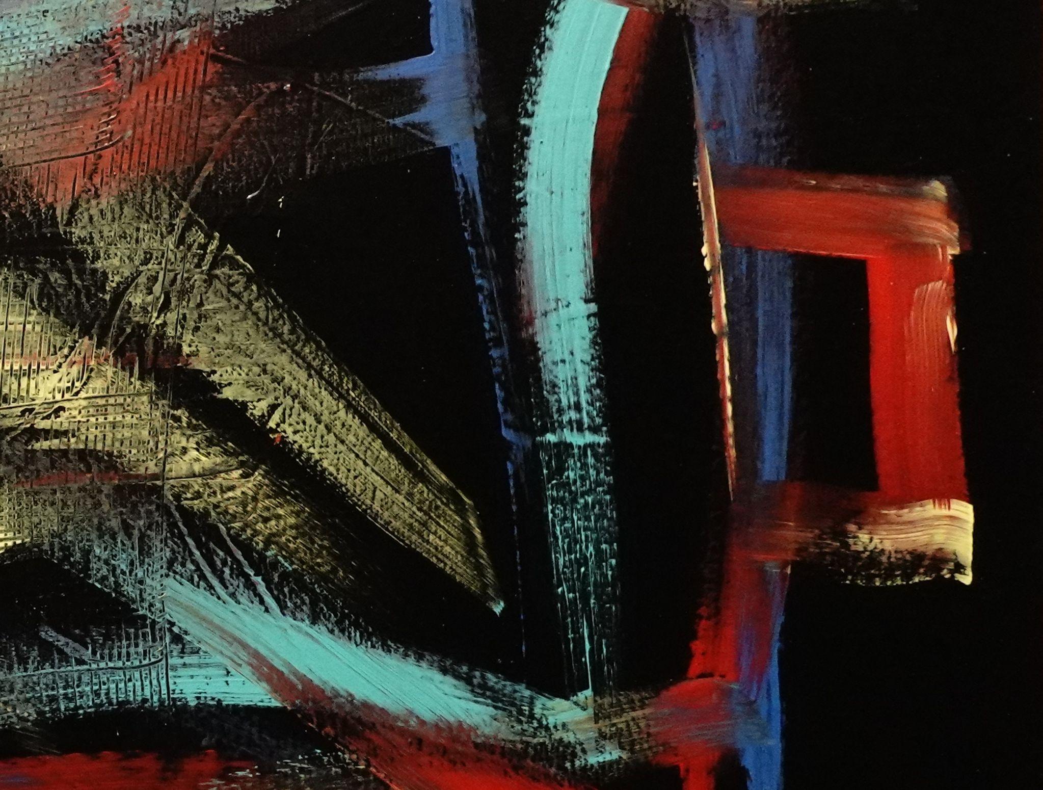 Tempo da soli, Pittura, Acrilico su tela - Painting di Newel Hunter