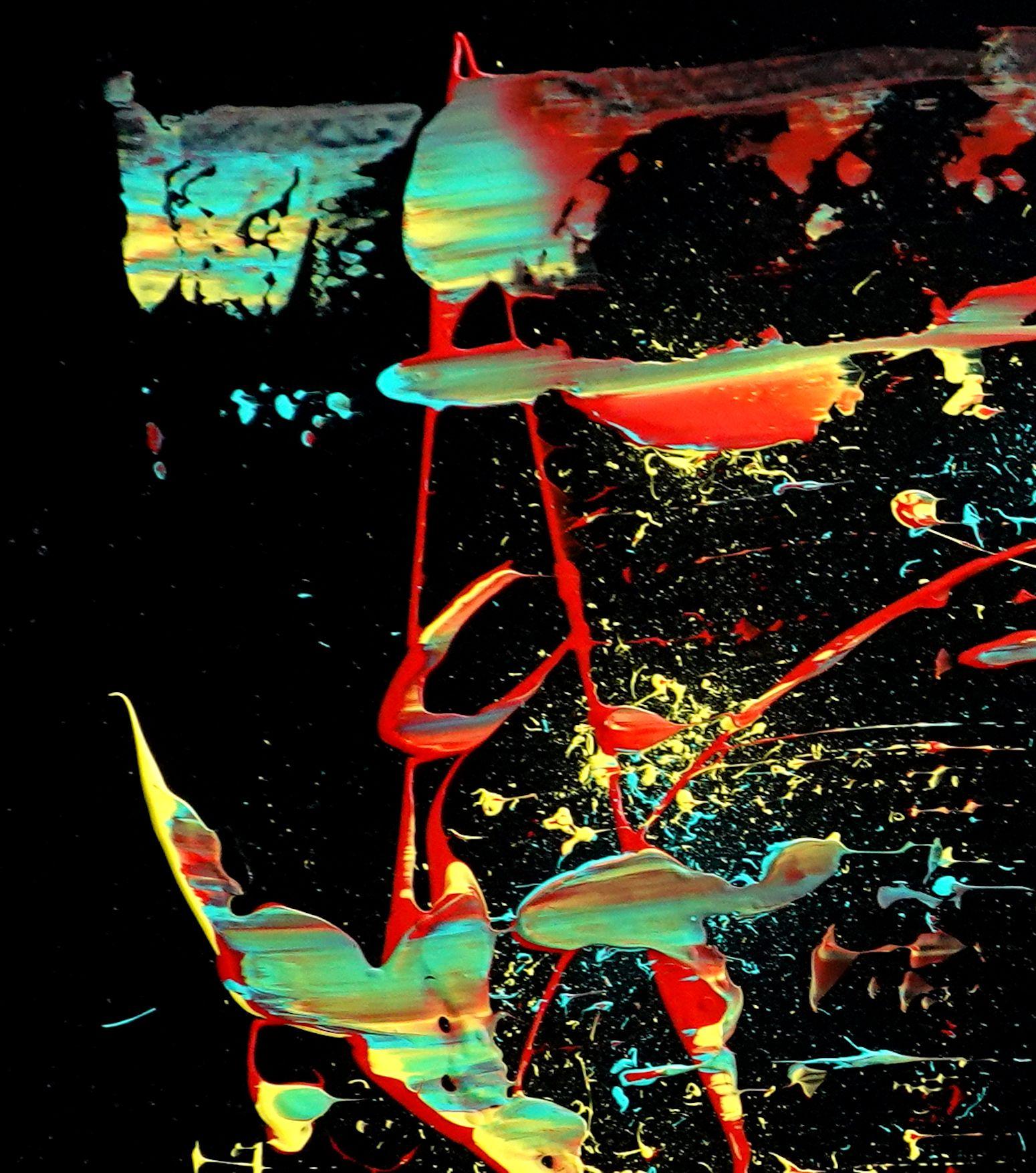 Birdland, Pittura, Acrilico su tela - Painting Espressionismo astratto di Newel Hunter