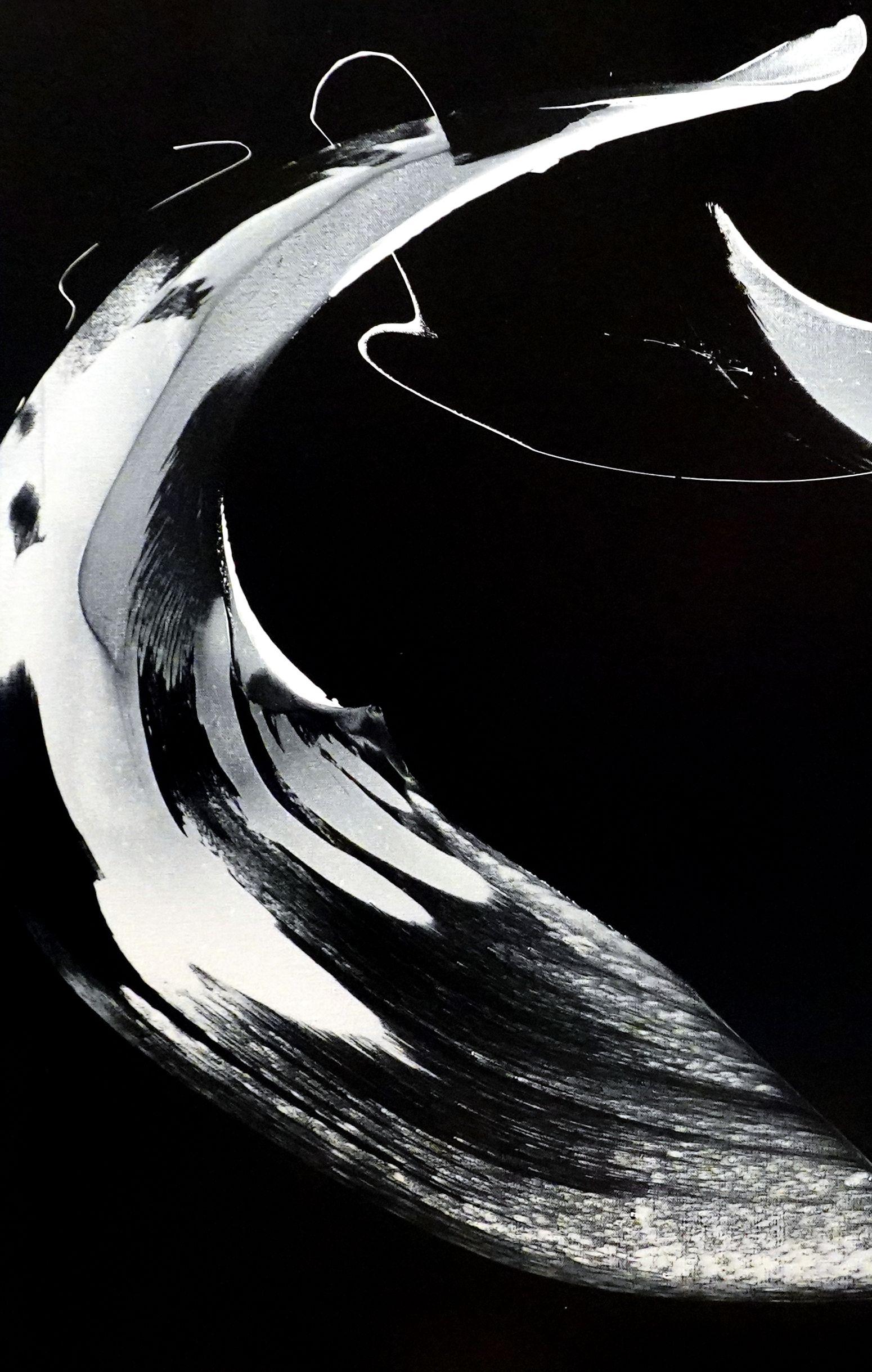 Connesso, Pittura, Acrilico su tela - Painting di Newel Hunter