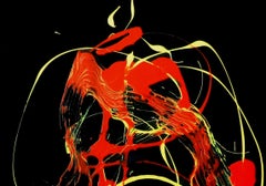 Dancing with the Devil, Painting, Acrylic on Canvas