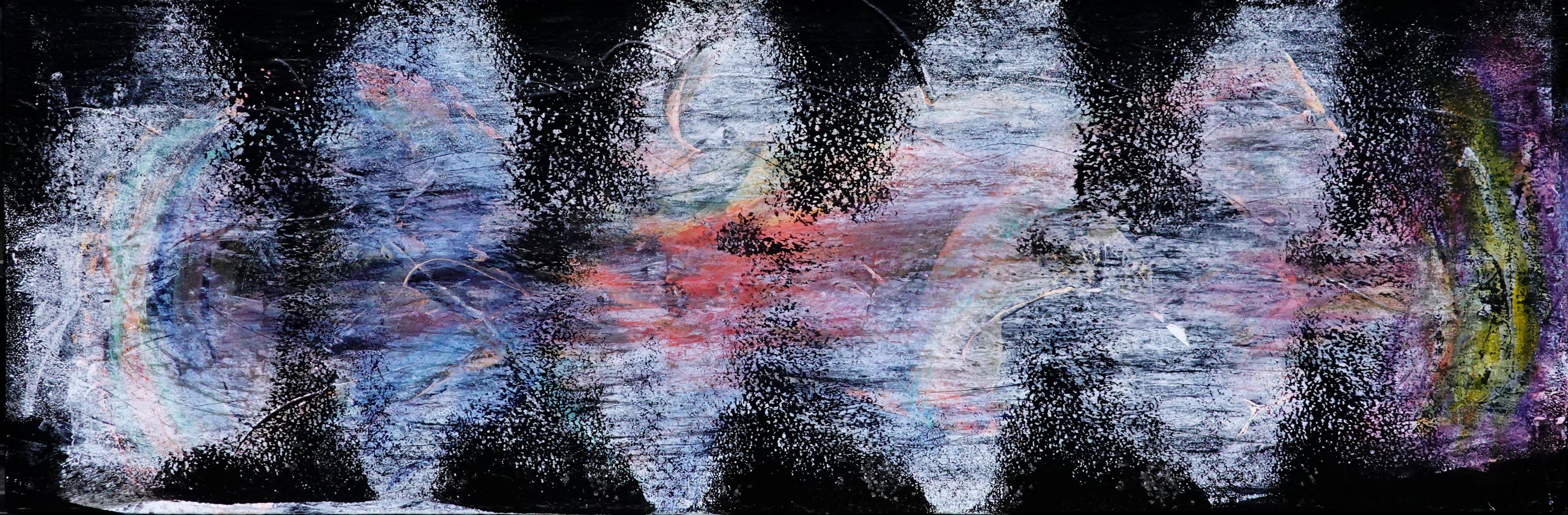 Abstract Painting de Newel Hunter - Puerta a Puerta, Pintura, Acrílico sobre lienzo