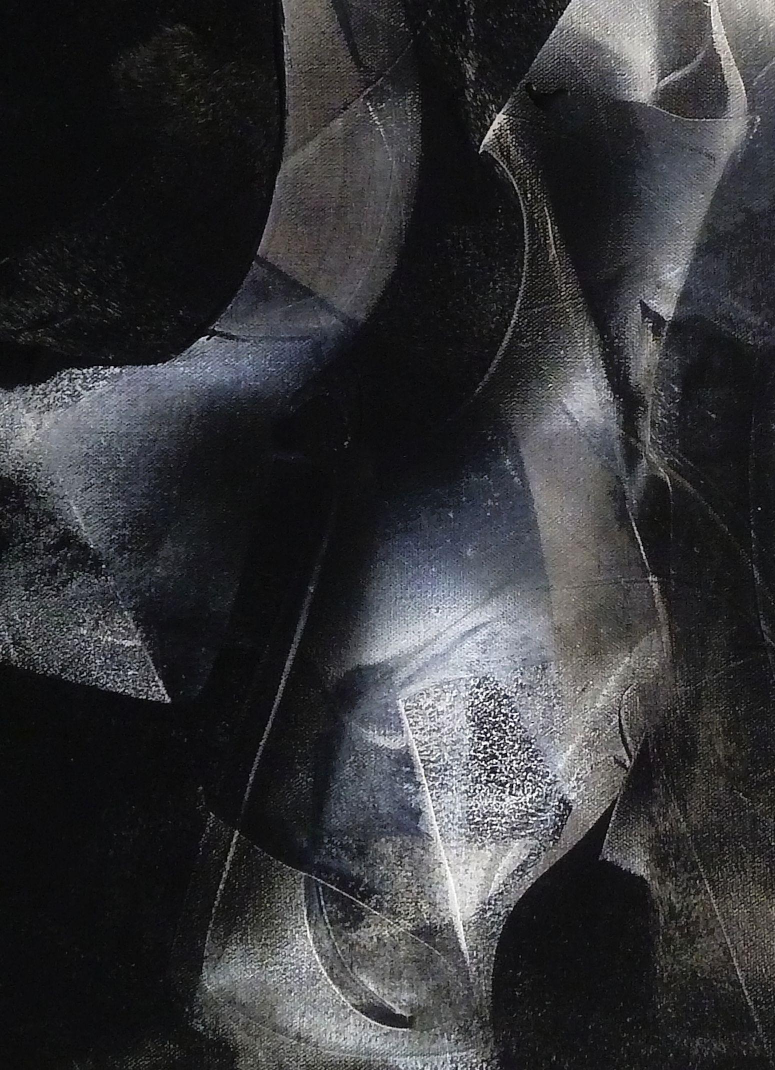 Fede nelle cose che non si vedono, Pittura, Acrilico su tela - Painting Astratto di Newel Hunter