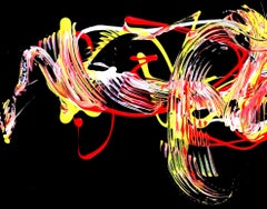 Fast Forward, Painting, Acrylic on Canvas