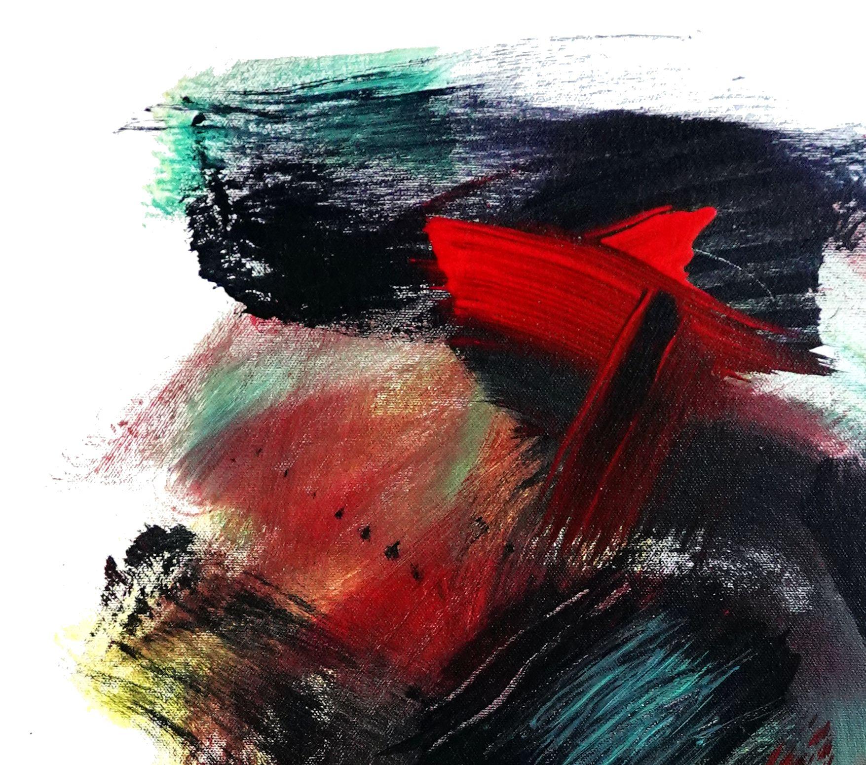 Volo, Pittura, Acrilico su tela - Painting di Newel Hunter