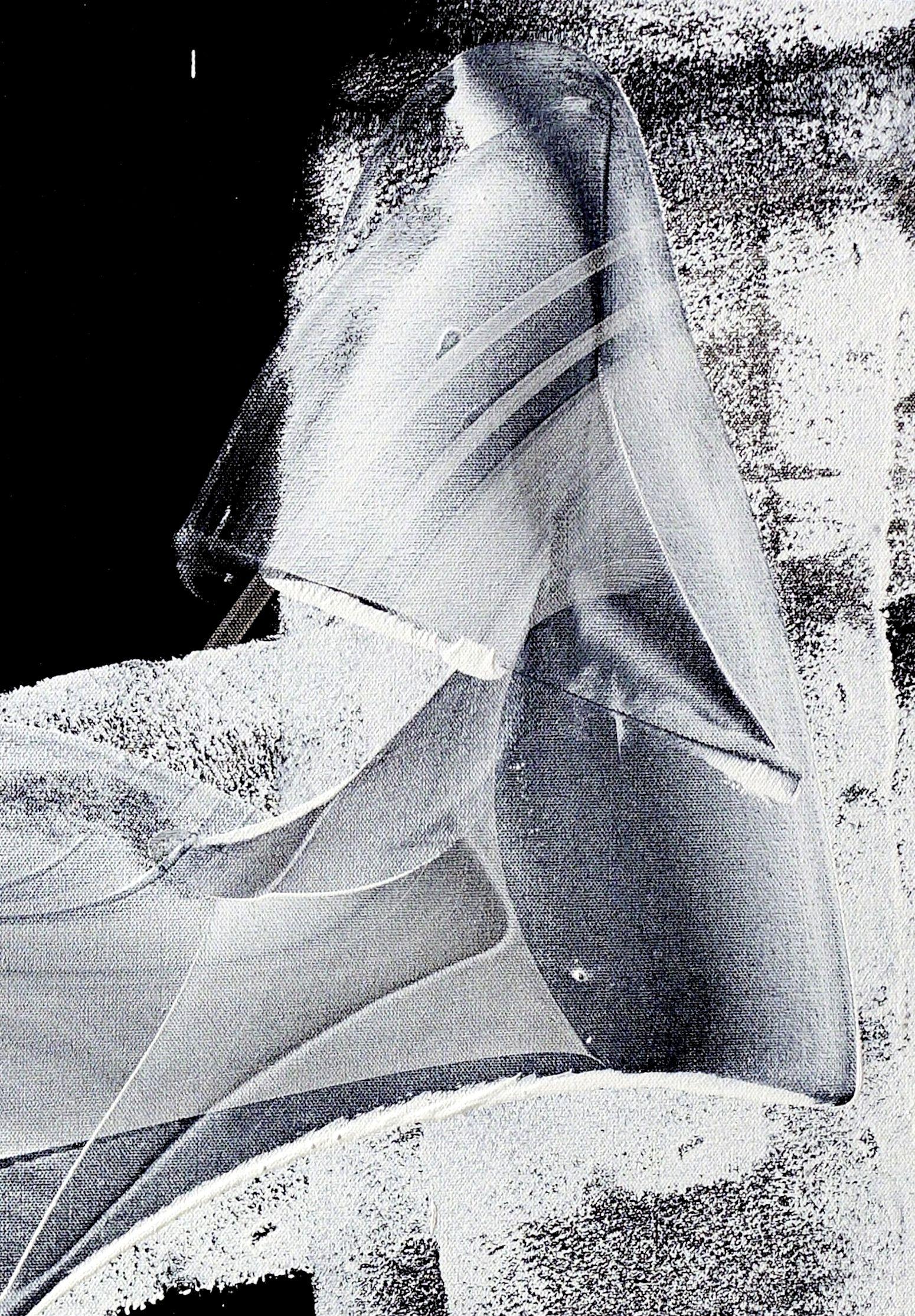 Voli di fantasia2, Pittura, Acrilico su tela - Abstract Painting Nero di Newel Hunter