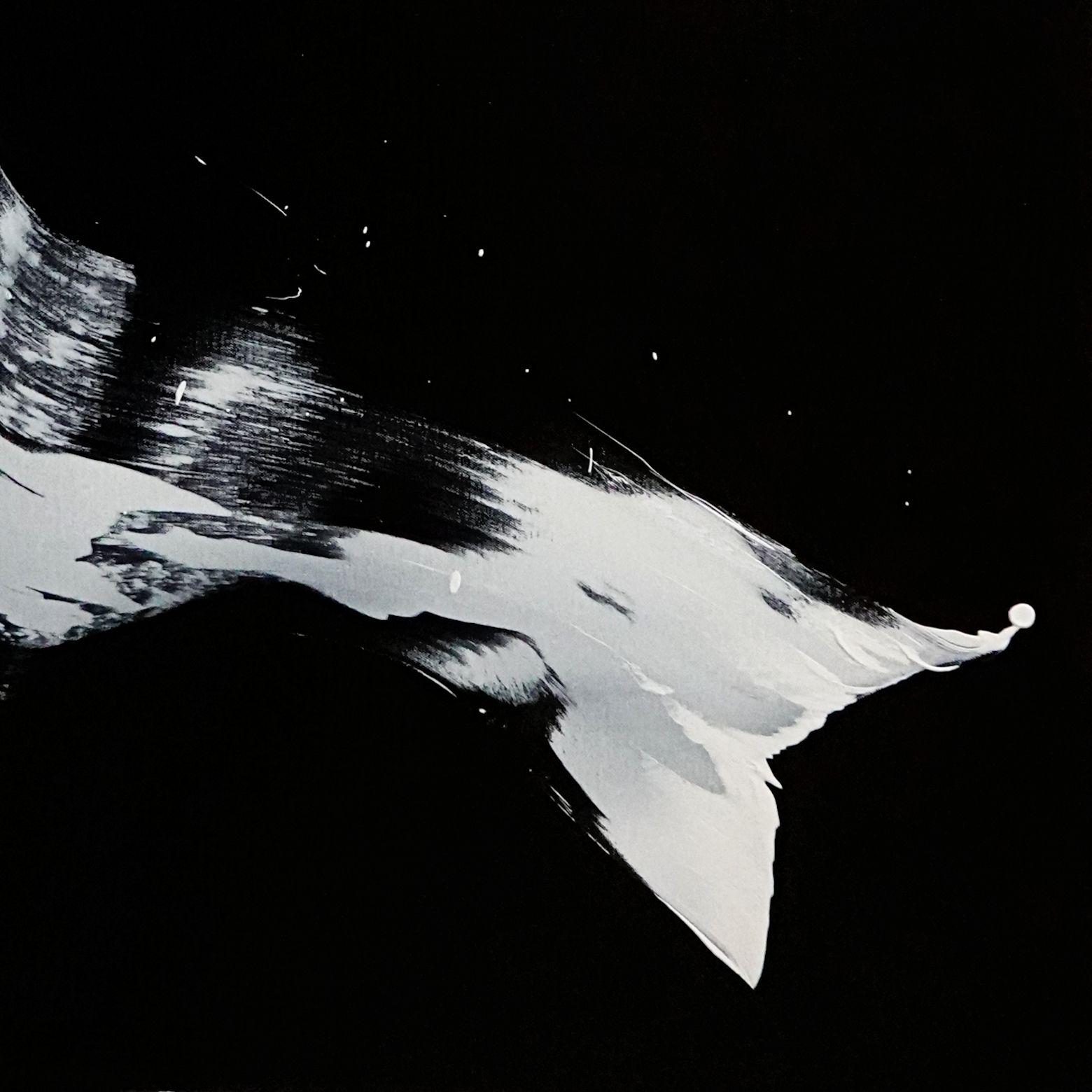 Volantino, Pittura, Acrilico su tela - Painting di Newel Hunter