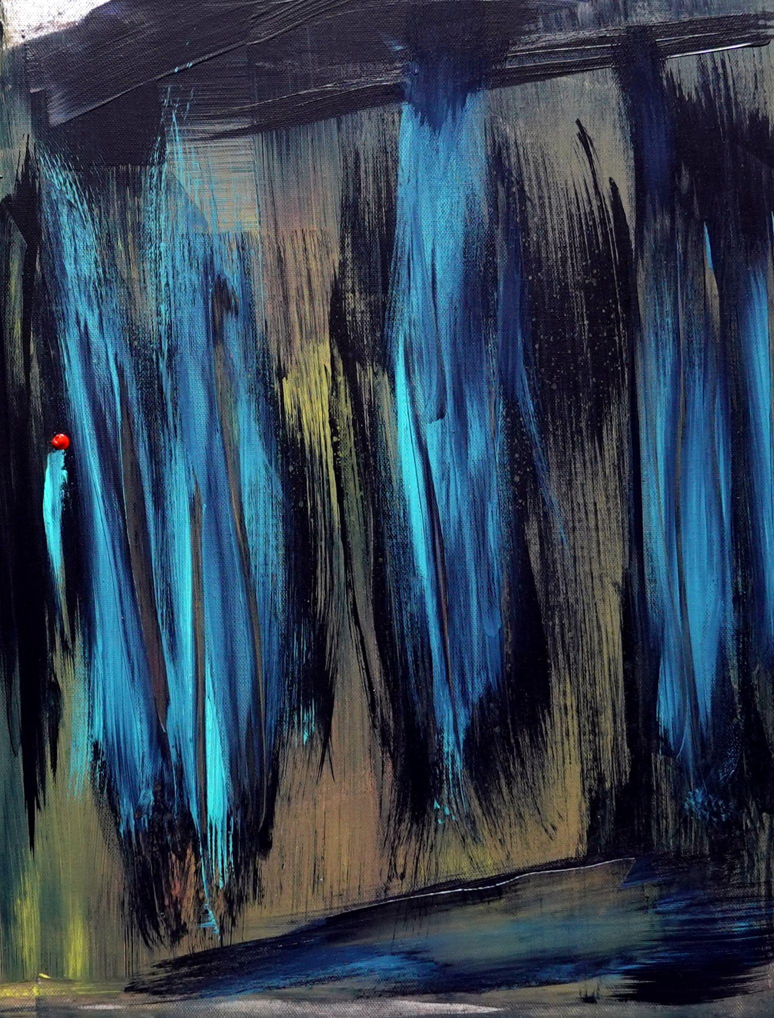 Full House, Pittura, Acrilico su tela - Painting di Newel Hunter