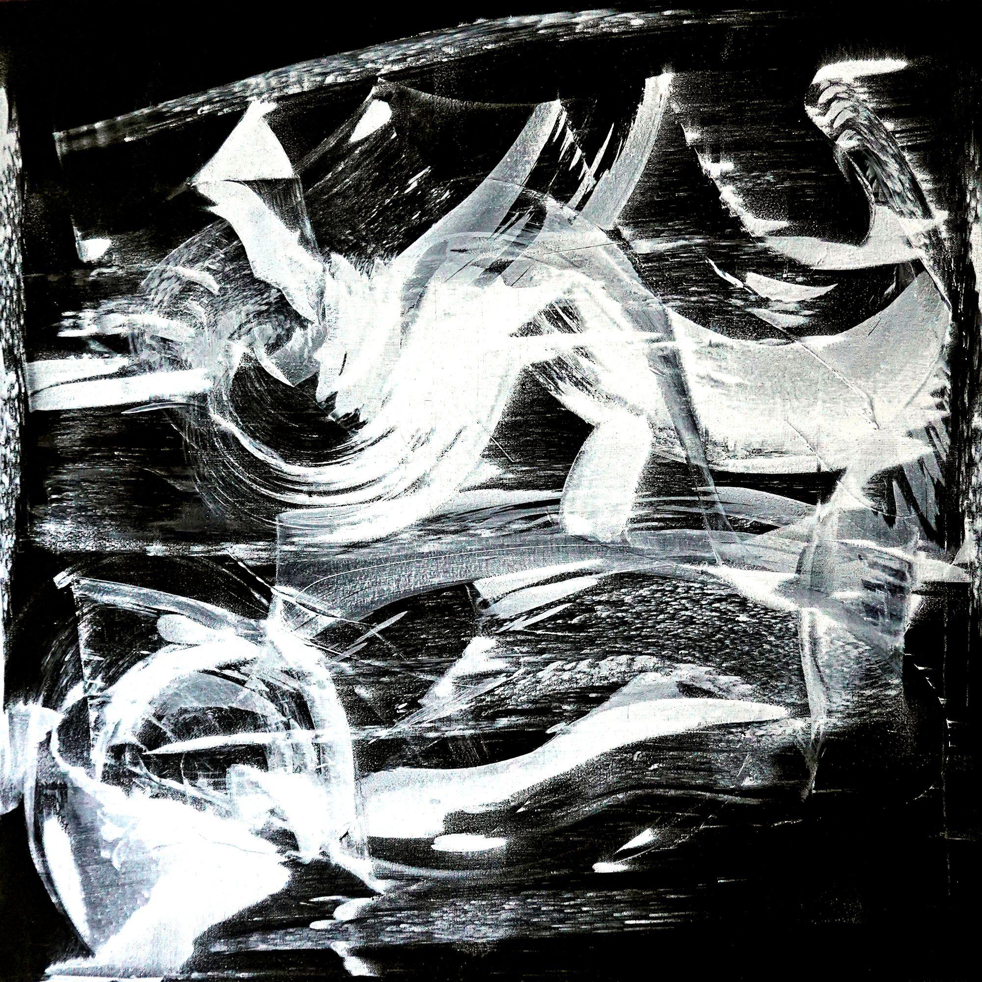 Newel Hunter Abstract Painting - Headwind, Painting, Acrylic on Canvas