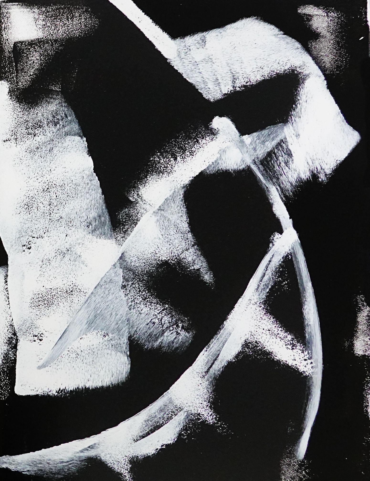 Dittico Hide & Seek, Pittura, Acrilico su tela - Painting Astratto di Newel Hunter