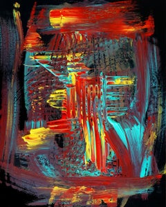 Tiempos calientes, Pintura, Acrílico sobre panel de madera