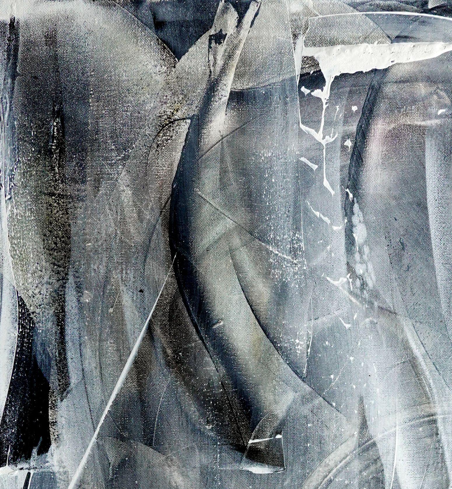 Lasciarsi andare, Pittura, Acrilico su tela - Painting di Newel Hunter