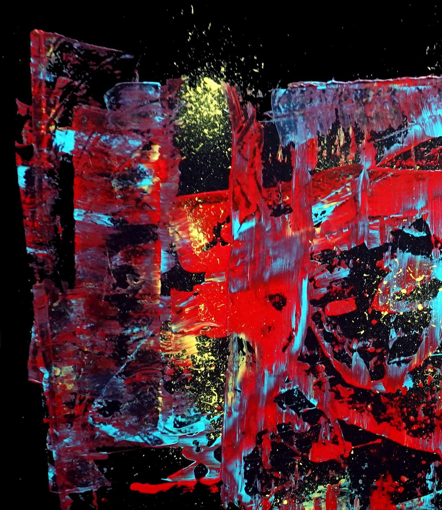 Come se il domani non arrivasse mai, Pittura, Acrilico su tela - Painting Espressionismo astratto di Newel Hunter