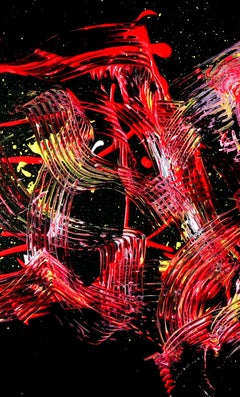 Man and Maching, Painting, Acrylic on Canvas