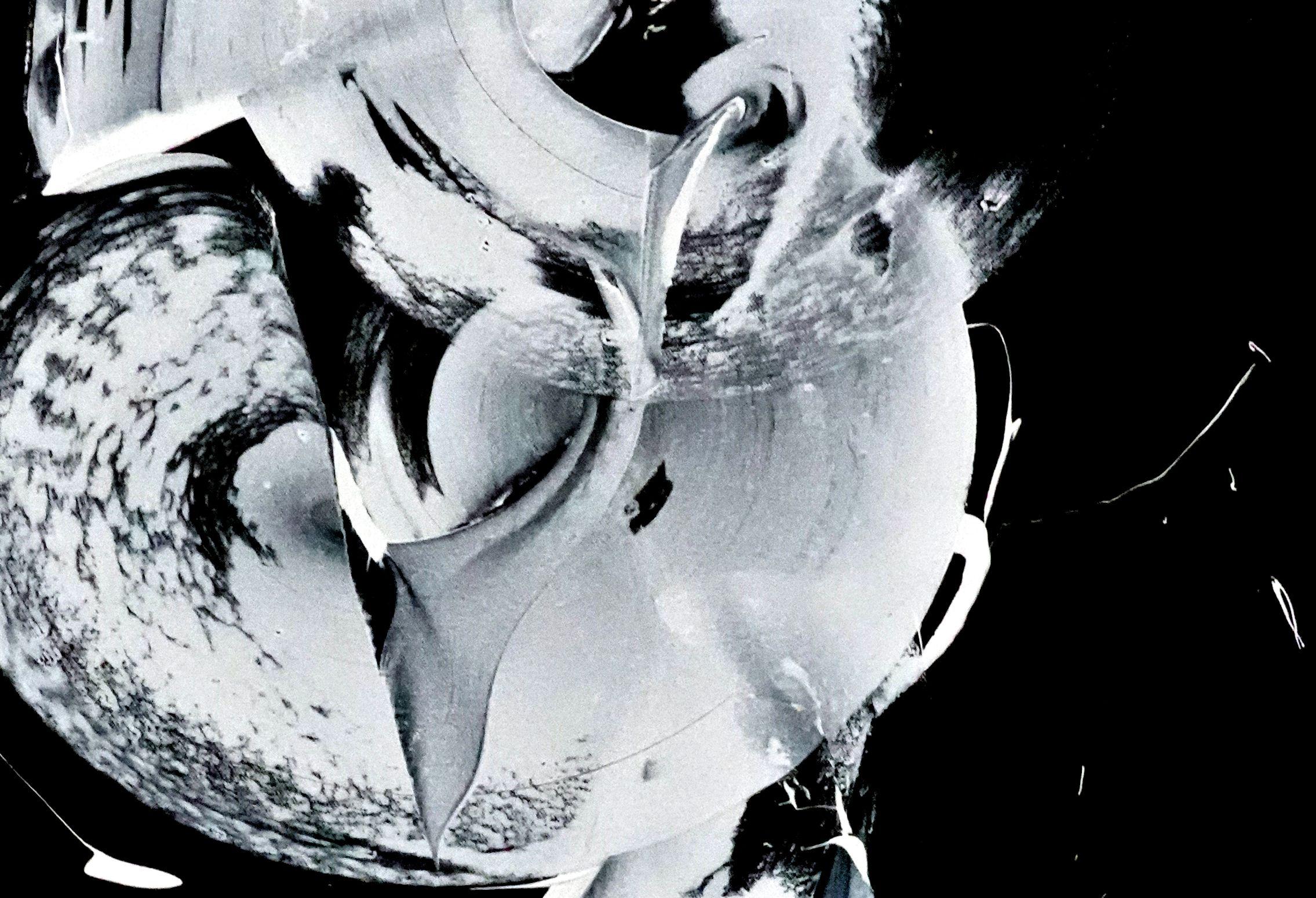 Danza dell'accoppiamento, Pittura, Acrilico su tela - Painting Astratto di Newel Hunter
