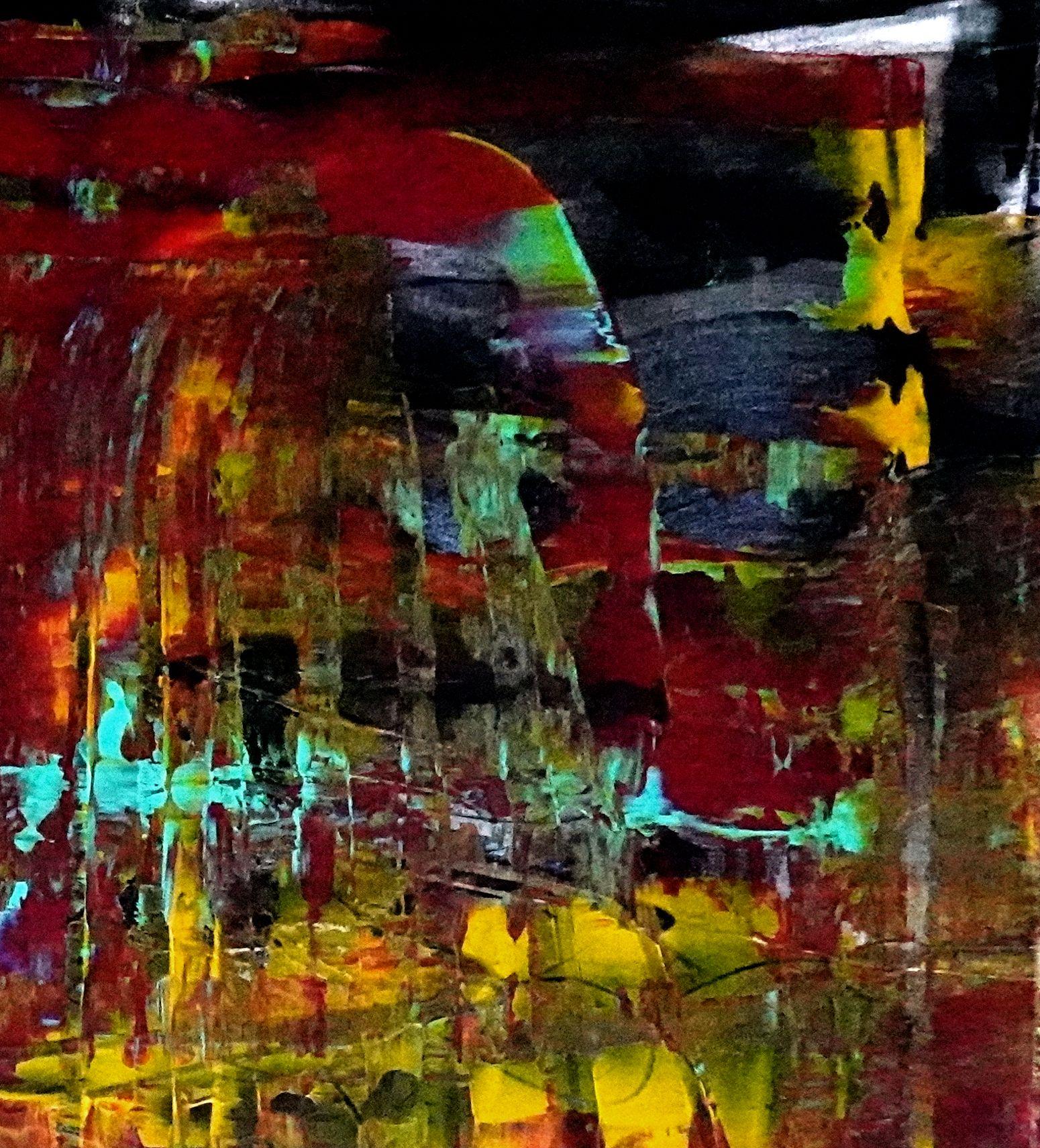 Never a Dull Moment, Painting, Acrylic on Canvas For Sale 2