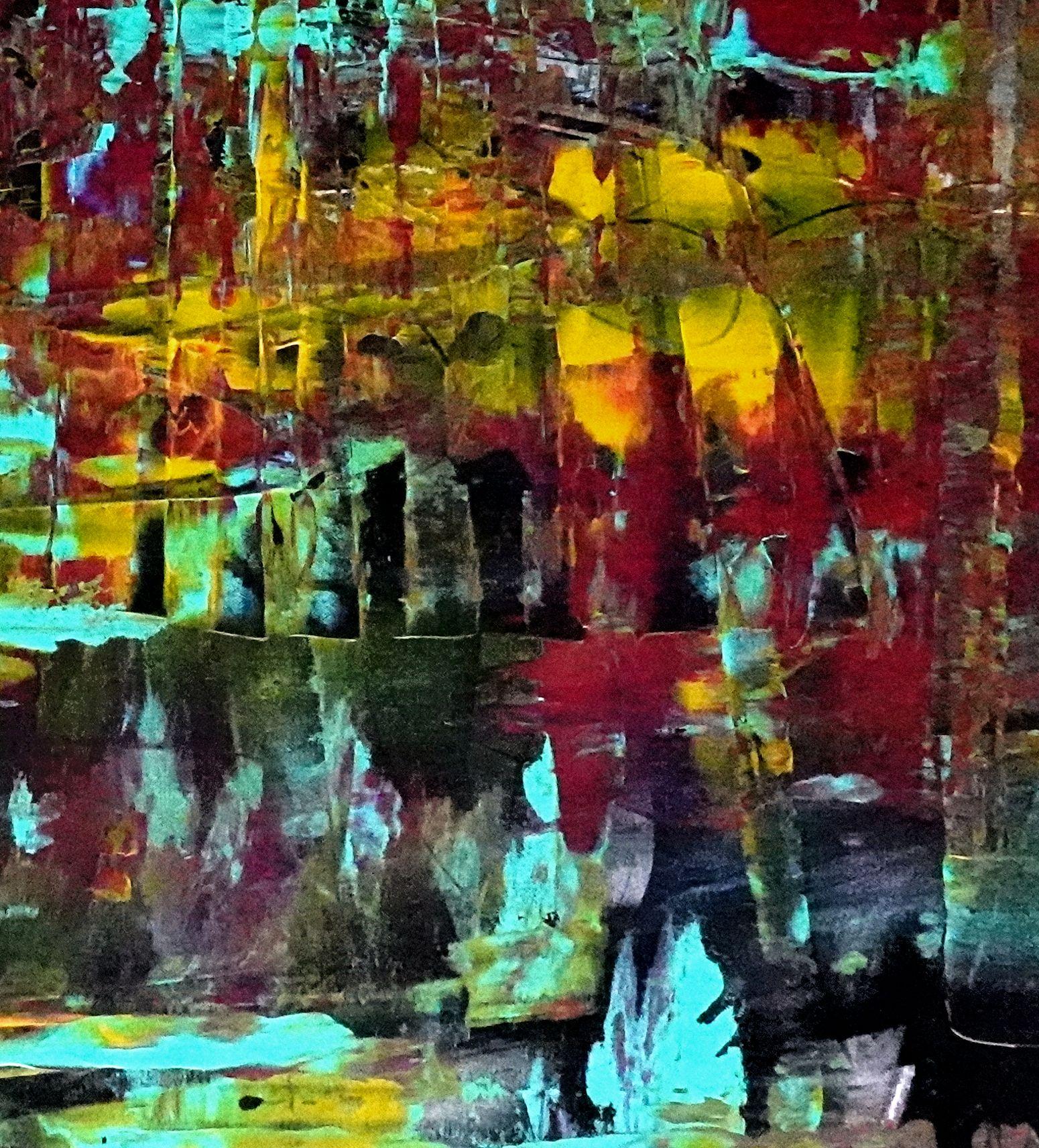 Never a Dull Moment, Painting, Acrylic on Canvas For Sale 4
