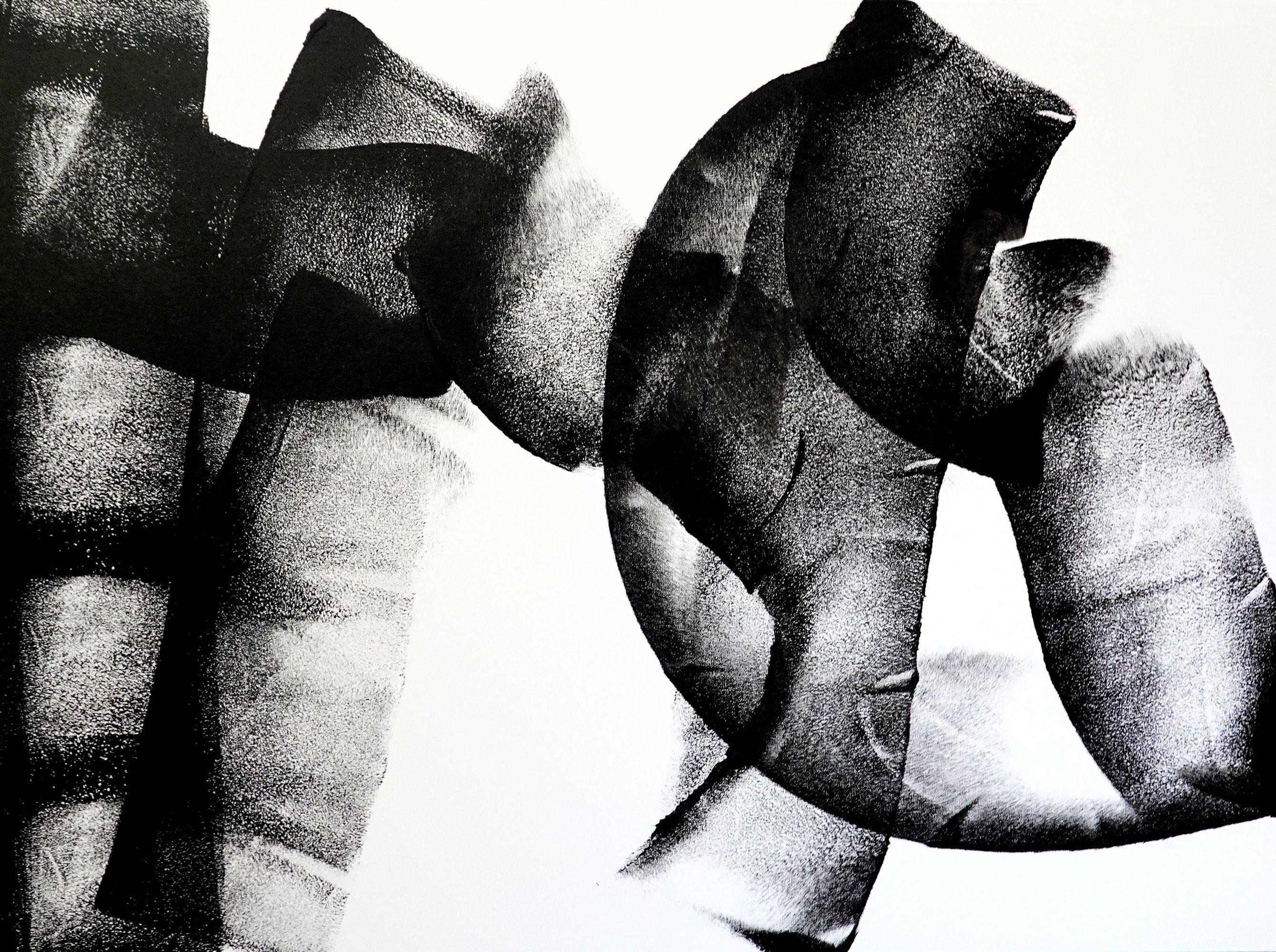 Abstract Painting di Newel Hunter - Non c'è tempo per riflettere, Pittura, Acrilico su tela