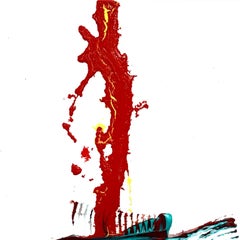 Un último héroe, Pintura, Acrílico sobre lienzo