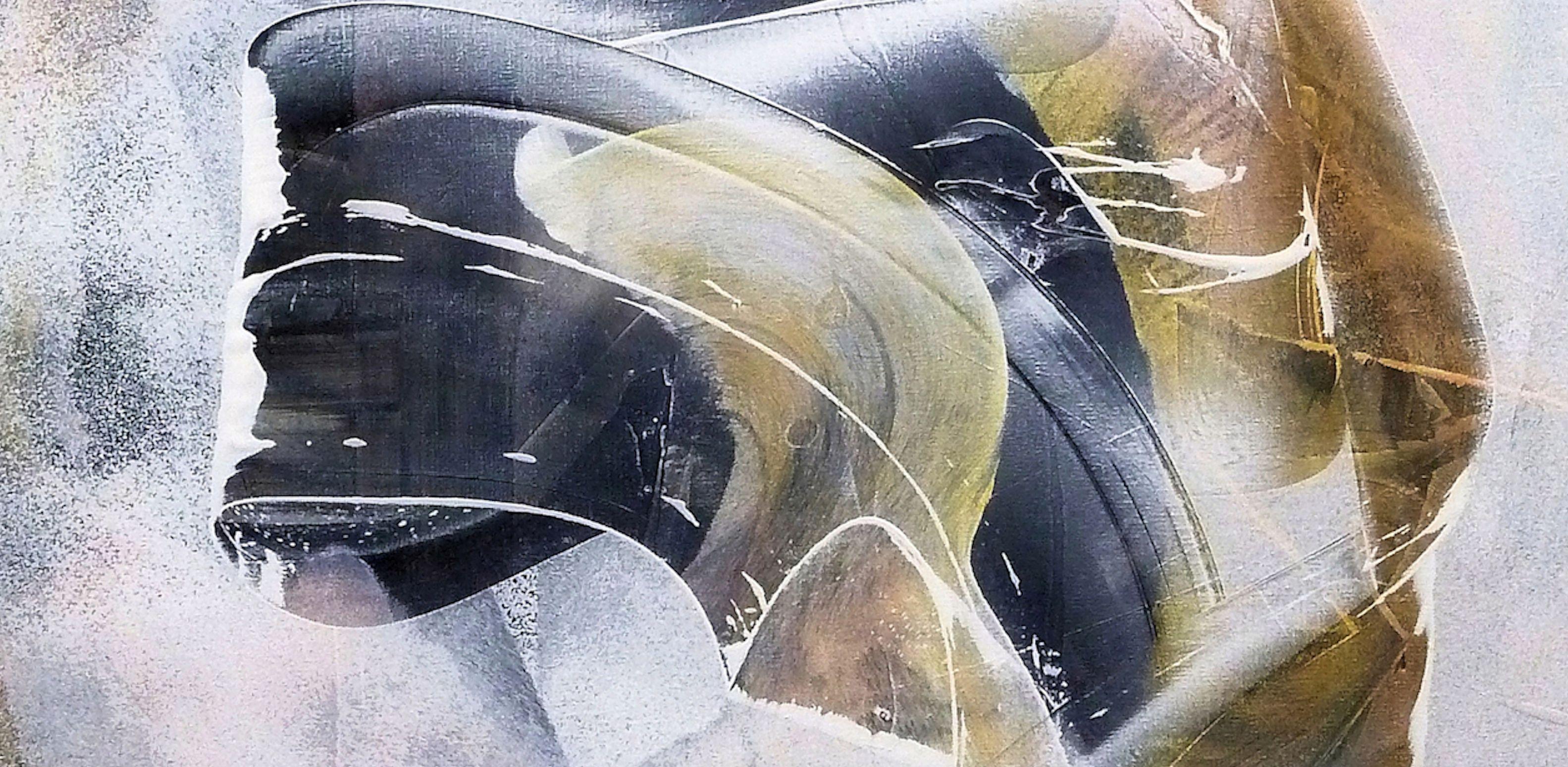 Raggiungerlo, Pittura, Acrilico su tela - Painting Astratto di Newel Hunter