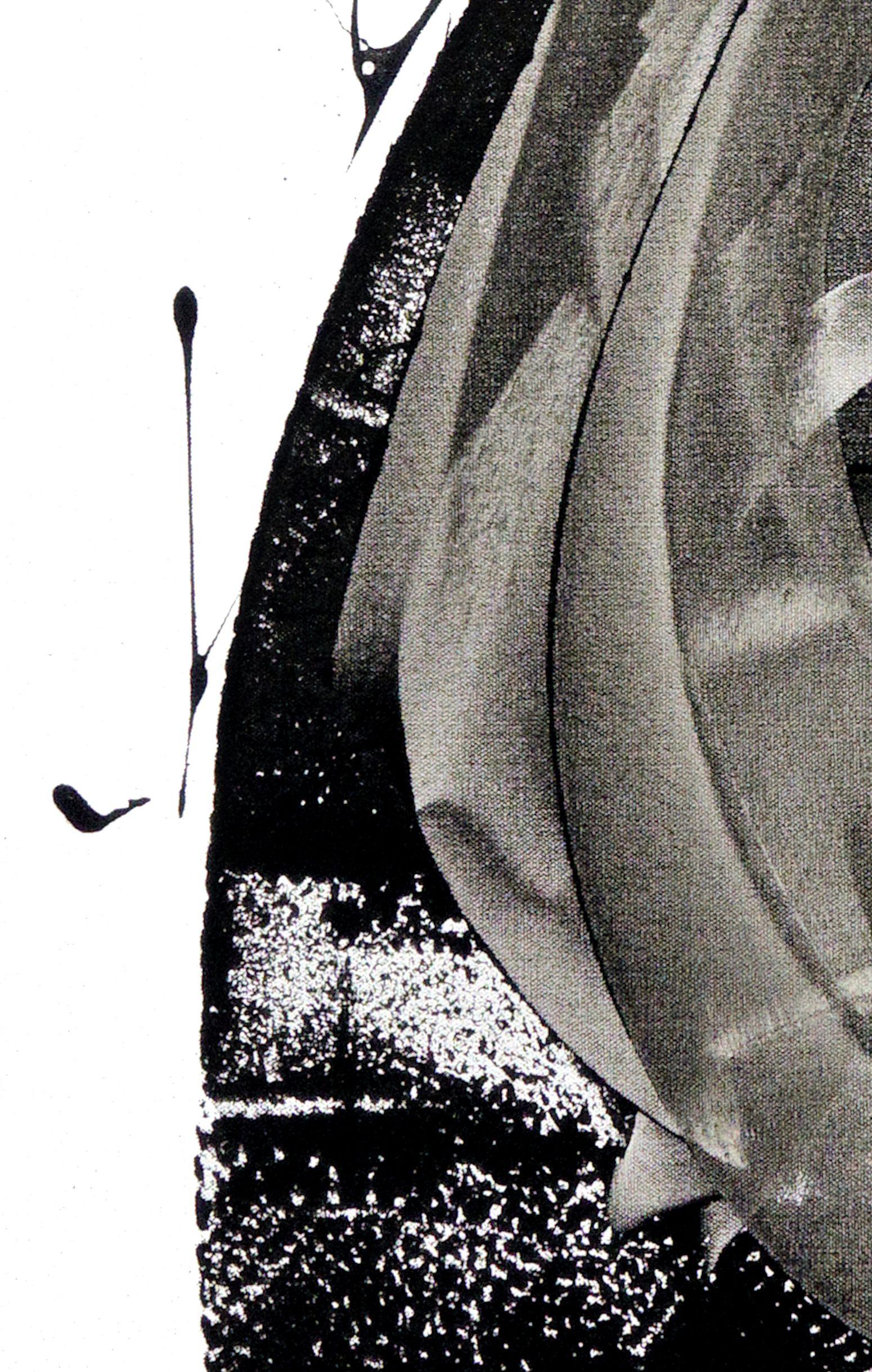 Safe & Soung, Pittura, Acrilico su tela - Abstract Painting Nero di Newel Hunter