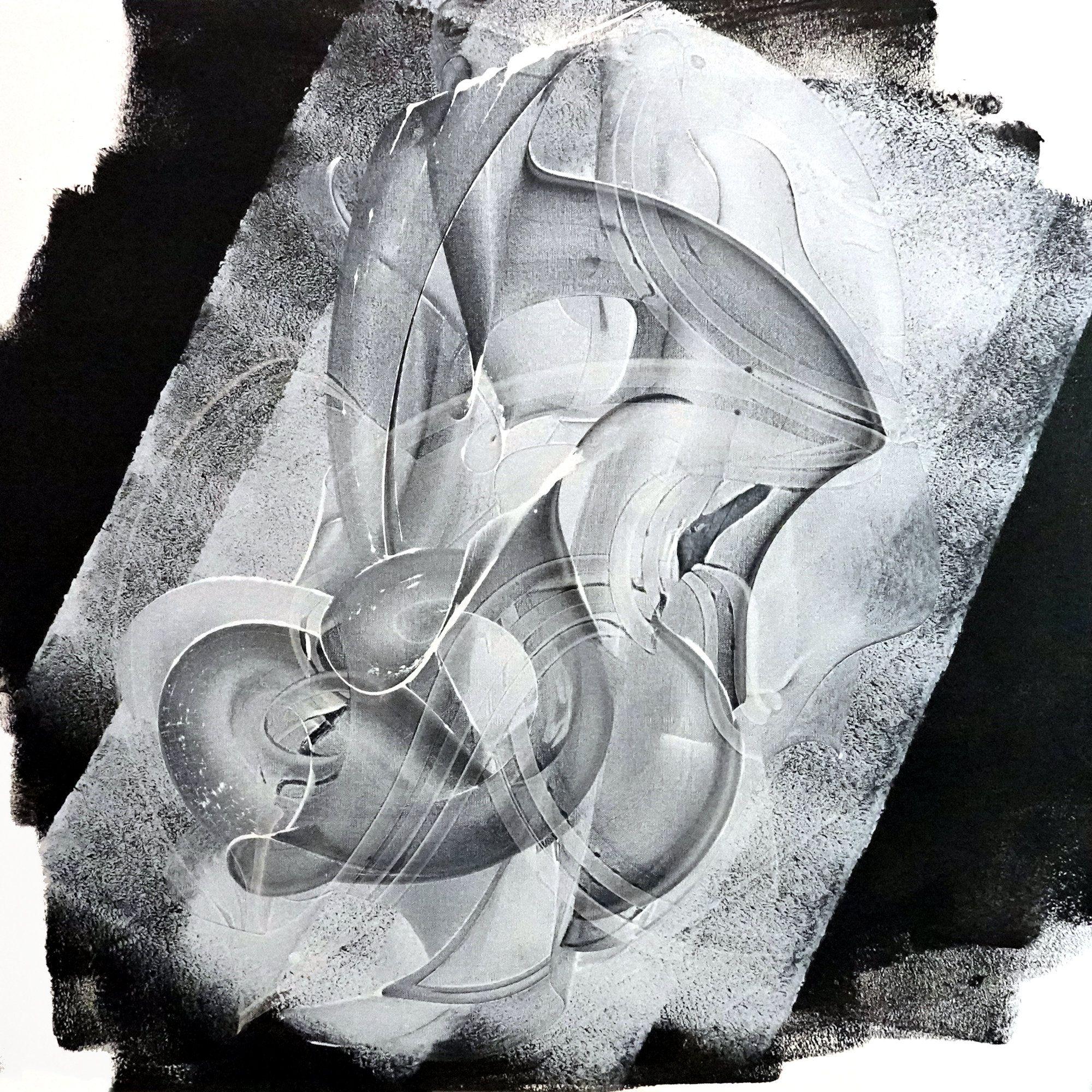 Abstract Painting di Newel Hunter - Serenata, Pittura, Acrilico su tela