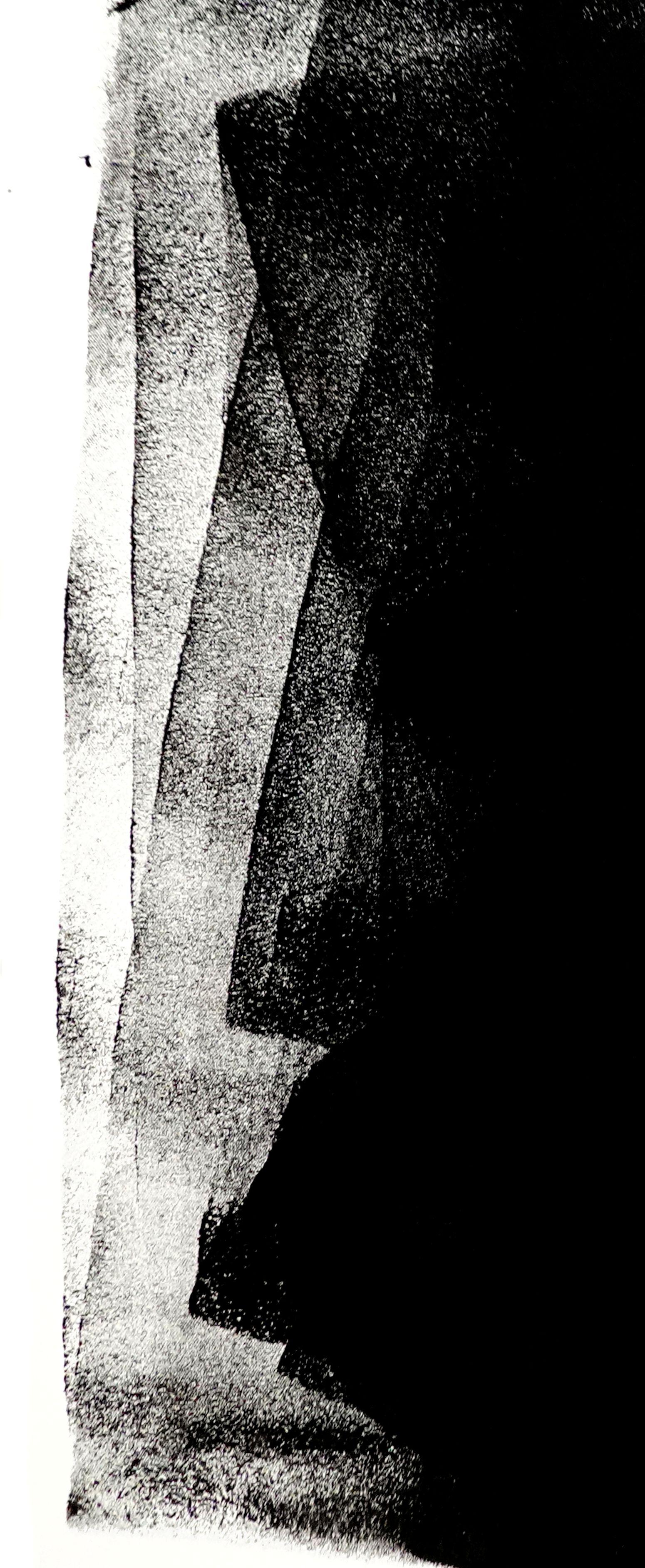 Shuffle, Pittura, Acrilico su tela - Abstract Painting Nero di Newel Hunter