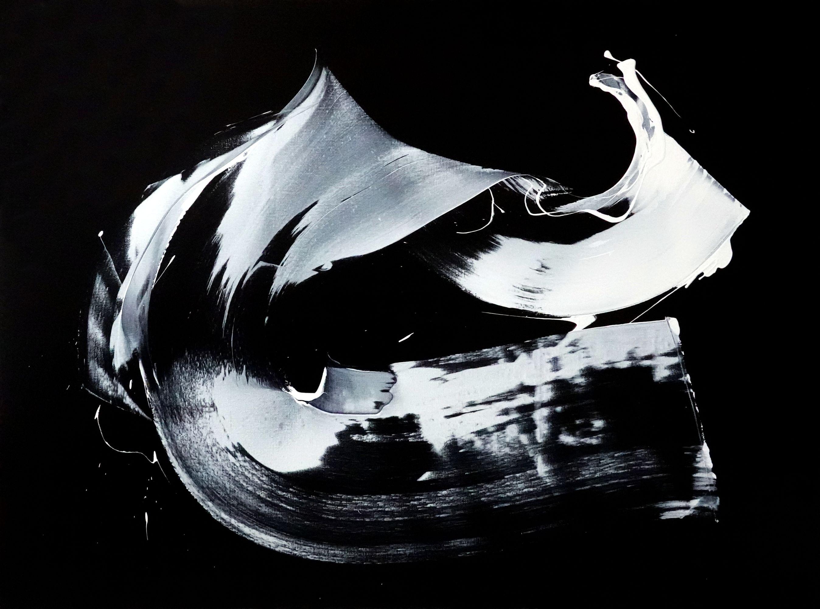Abstract Painting di Newel Hunter - Sightseer, Pittura, Acrilico su tela
