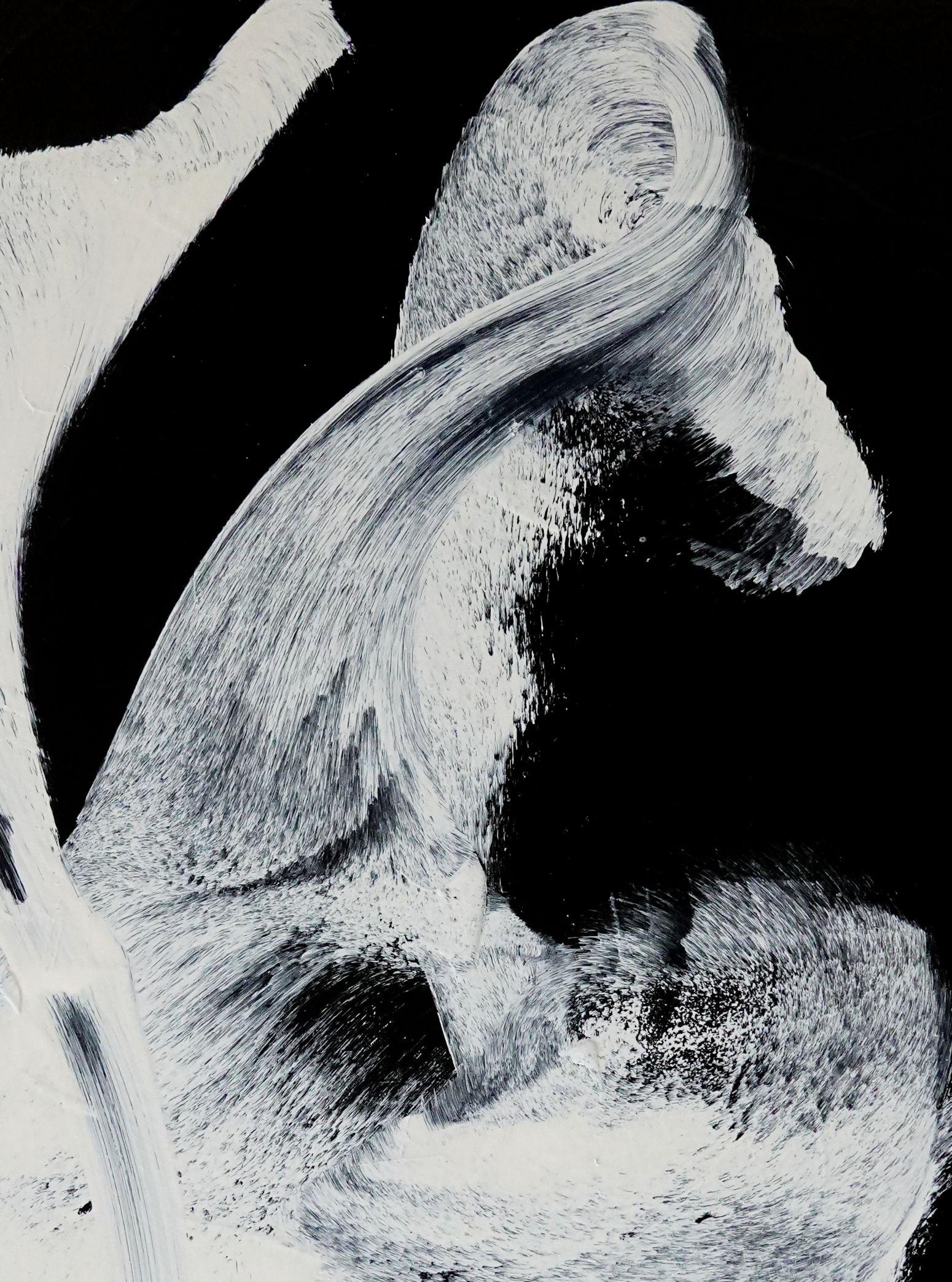 Il canto delle sirene, Pittura, Acrilico su tela - Painting Astratto di Newel Hunter