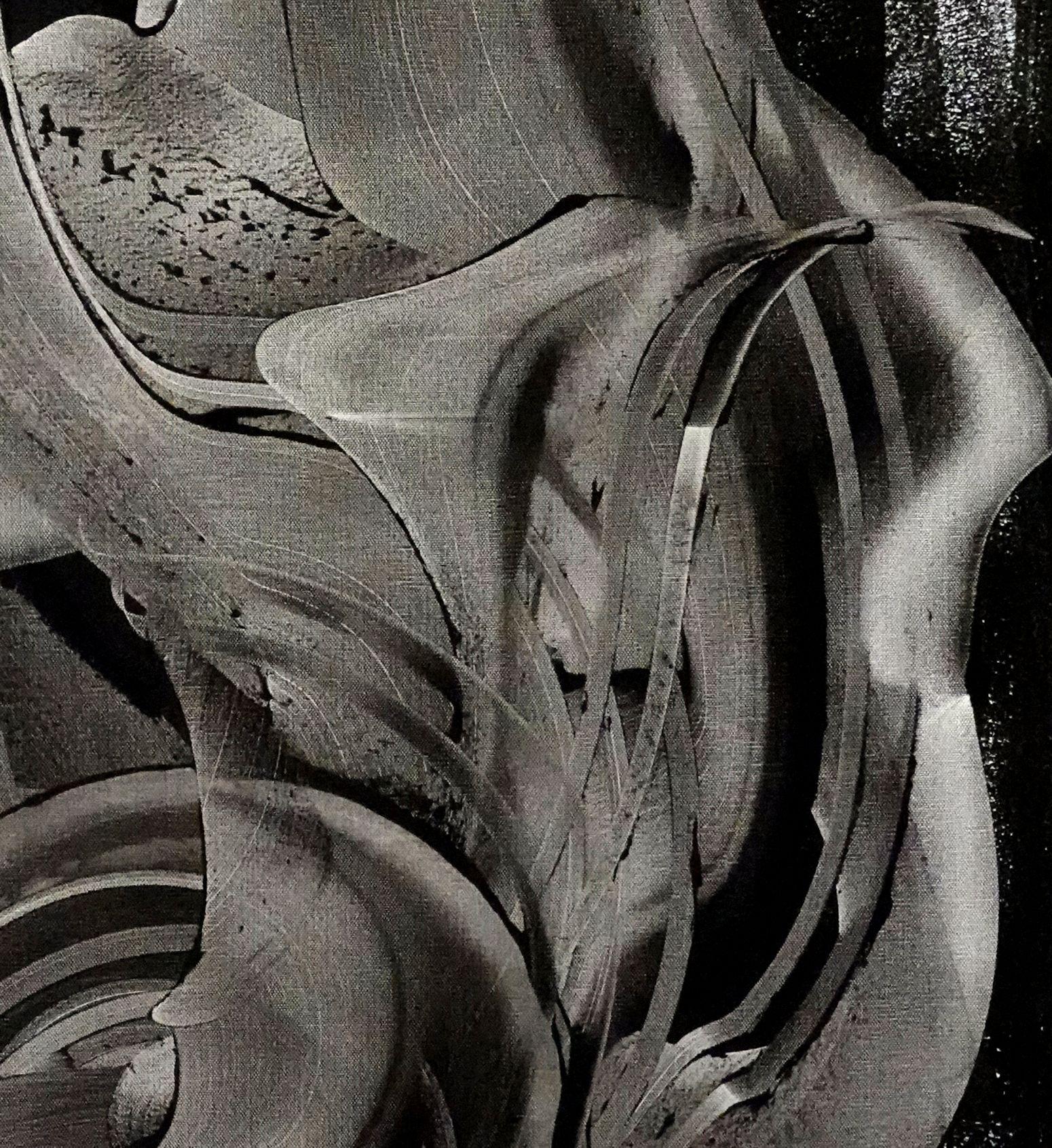 Smooth Operator, Pittura, Acrilico su tela - Painting Astratto di Newel Hunter