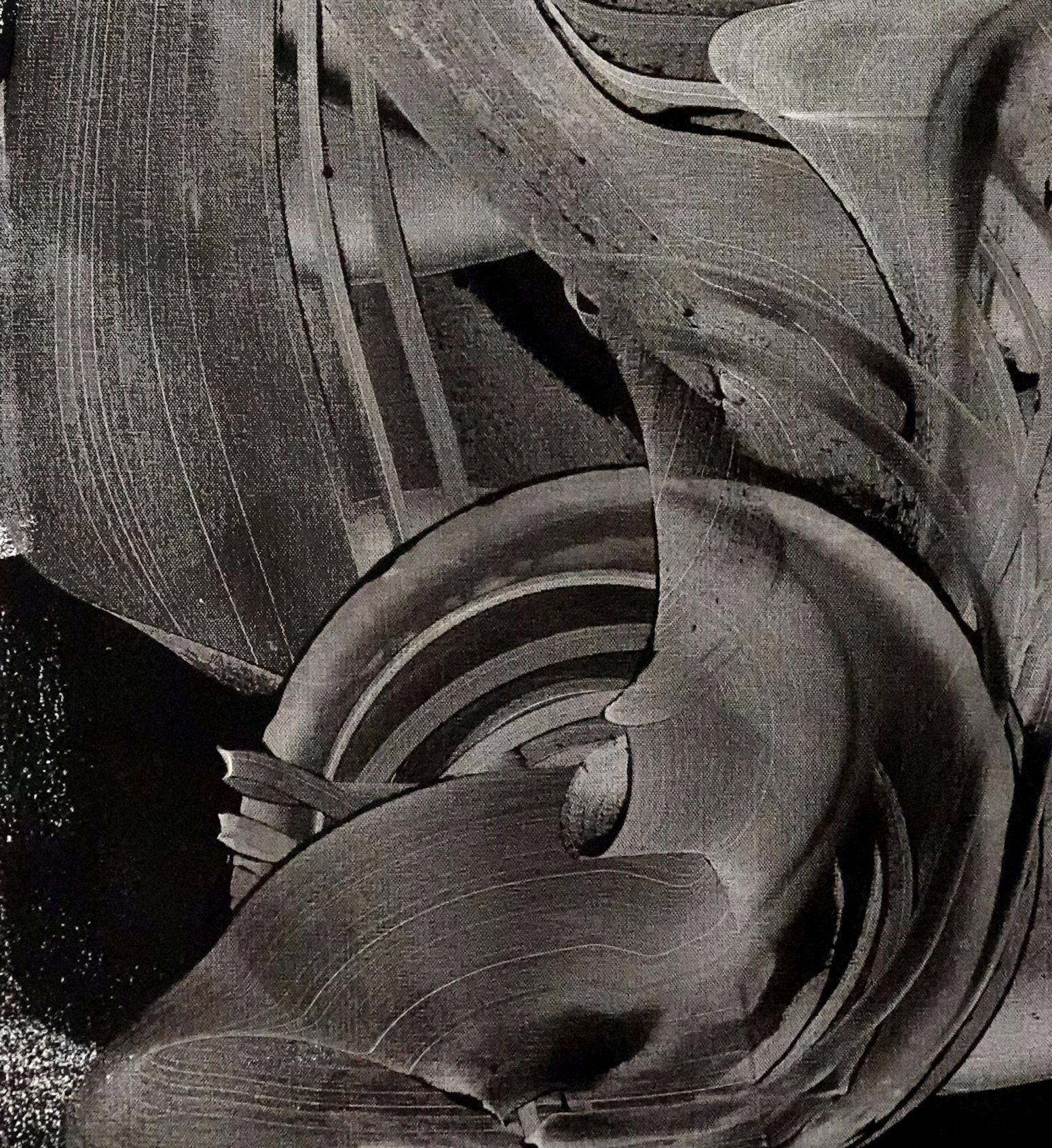 Smooth Operator, Pittura, Acrilico su tela - Abstract Painting Nero di Newel Hunter