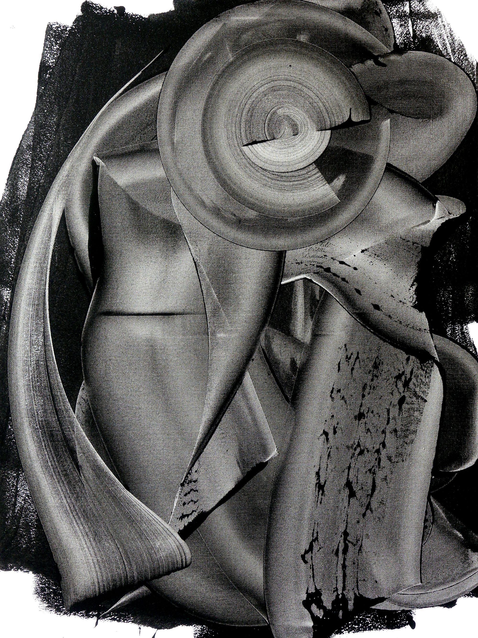 Abstract Painting de Newel Hunter - Suave y Lento, Pintura, Acrílico sobre lienzo